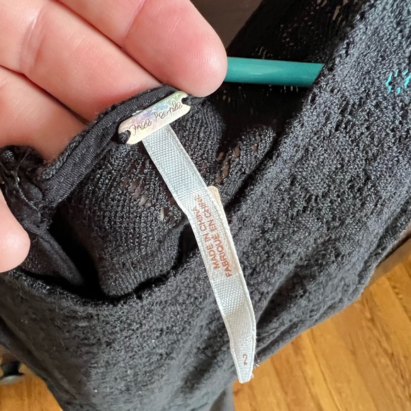 Free People black lace dress, size 2 - Picture 5 of 8